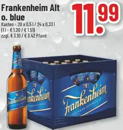 trinkgut Frankenheim Alt o. blue Angebot