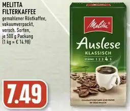 Edeka Melitta filterkaffee Angebot