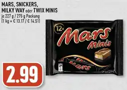 Edeka Mars, snickers, milky way oder twix minis Angebot