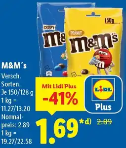 Lidl M&M's Angebot