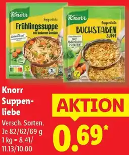 Lidl Knorr Suppenliebe Angebot
