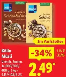 Lidl Kölln Müsli Angebot