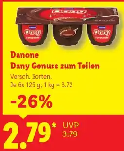 Lidl Danone Dany Genuss zum Teilen Angebot