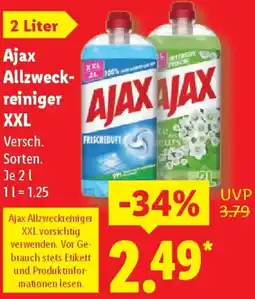 Lidl Ajax Allzweckreiniger XXL Angebot
