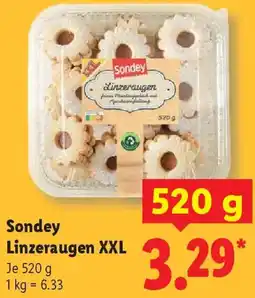 Lidl Sondey Linzeraugen XXL Angebot