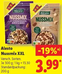 Lidl Alesto Nussmix XXL Angebot