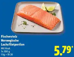 Lidl Fischerstolz Norwegische Lachsfiletportion Angebot