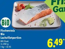 Lidl Fischerstolz Bio Lachsfiletportion Angebot