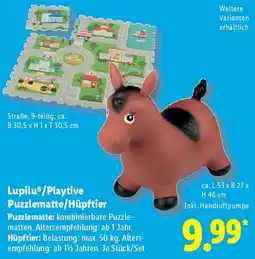 Lidl Lupilu/Playtive Puzzlematte/Hüpftier Angebot