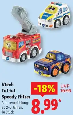 Lidl Vtech Tut tut Speedy Flitzer Angebot