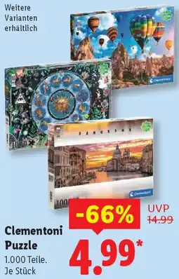 Lidl Clementoni Puzzle Angebot