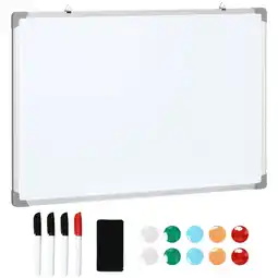 Netto Marken-Discount HOMCOM Whiteboard Verzinkte Platte, Aluminium Angebot