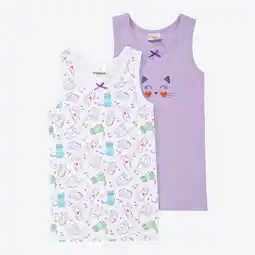 NKD Kinder-Mädchen-Unterhemd, 2er-Pack Angebot