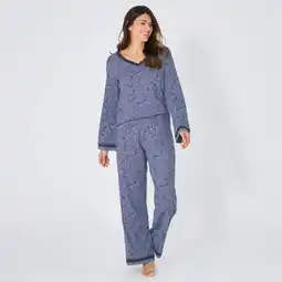 NKD Damen-Schlafanzug mit V-Ausschnitt, 2-teilig Angebot