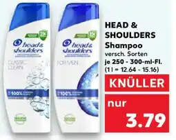 Kaufland HEAD & SHOULDERS Shampoo Angebot