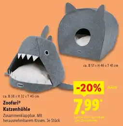 Lidl Zoofari Katzenhöhle Angebot