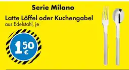 TEDi Serie Milano Latte Löffel oder Kuchengabel Angebot