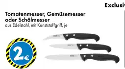 TEDi Exclusive Line Tomatenmesser, Gemüsemesser oder Schälmesser Angebot