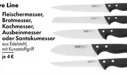 TEDi Exclusive Line Fleischermesser, Brotmesser, Kochmesser, Ausbeinmesser oder Santokumesser Angebot