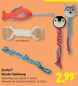 Lidl Zoofari Hunde-Spielzeug Angebot