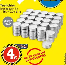 TEDi Teelichter Angebot
