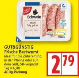 Edeka GUT&GÜNSTIG Frische Bratwurst Angebot