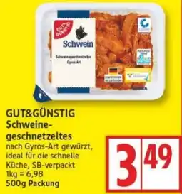 Edeka GUT&GÜNSTIG Schweine geschnetzeltes Angebot
