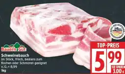 Edeka Bauern Gut Schweinebauch Angebot