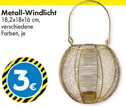 TEDi Metall-Windlicht Angebot