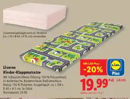 Lidl Livarno Kinder-Klappmatratze Angebot