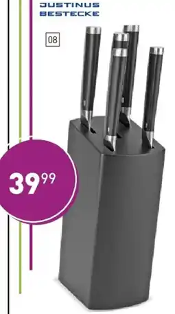 Möbel Martin JUSTINUS BESTECKE Messerblock-Set Angebot