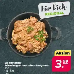 NETTO Die Rostocker Schweinegeschnetzeltes Stroganov Angebot