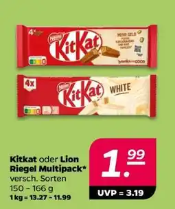 NETTO Kitkat oder Lion Riegel Multipack Angebot