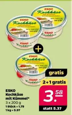 NETTO ESKO Kochkäse mit Kümmel Angebot