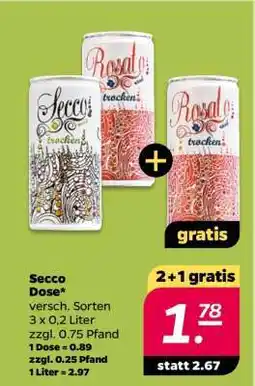 NETTO Secco Dose Angebot