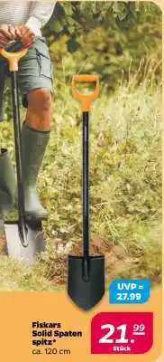 NETTO Fiskars Solid Spaten spitz Angebot