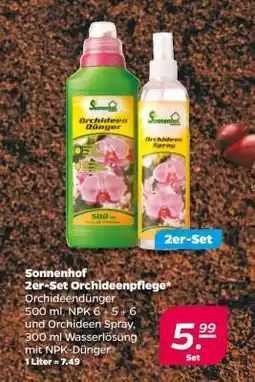 NETTO Sonnenhof 2er-Set Orchideenpflege Angebot