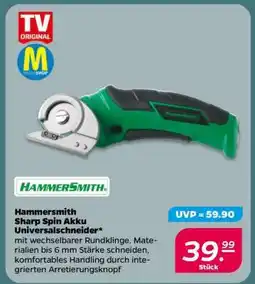 NETTO Hammersmith Sharp Spin Akku Universalschneider Angebot