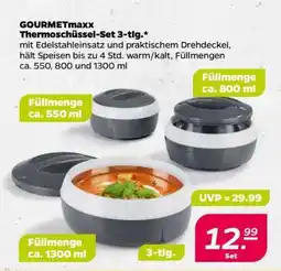 NETTO GOURMETmaxx Thermoschüssel-Set 3-tlg Angebot