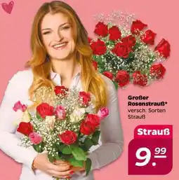NETTO Großer Rosenstrauß Angebot