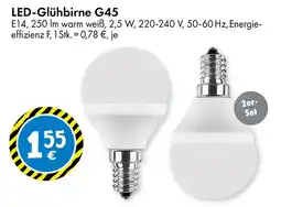 TEDi LED-Glühbirne G45 Angebot