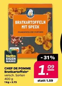NETTO CHEF DE POMME Bratkartoffeln Angebot