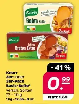 NETTO Knorr 2er- oder 3er-Pack Basis-Soße Angebot