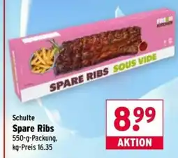 Wasgau Schulte Spare Ribs Angebot