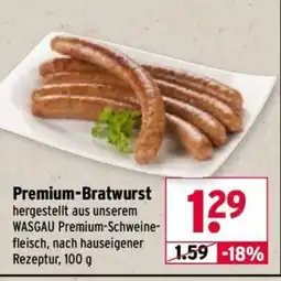 Wasgau Premium-Bratwurst Angebot