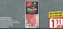 Edeka GUT&GÜNSTIG Delikatess-Bacon Angebot