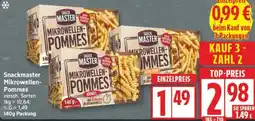 Edeka Snackmaster Mikrowellen- Pommes Angebot