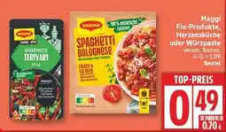 Edeka Maggi Fix-Produkte, Herzensküche oder Würzpaste Angebot
