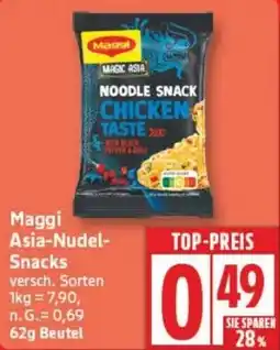 Edeka Maggi Asia-Nudel- Snacks Angebot