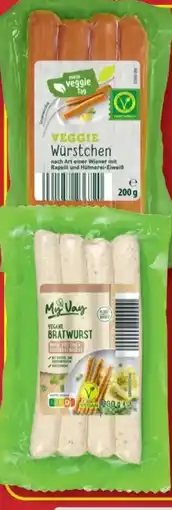 Aldi Nord My Vay Bratwürstchen & Vegetarische Wiener Angebot
